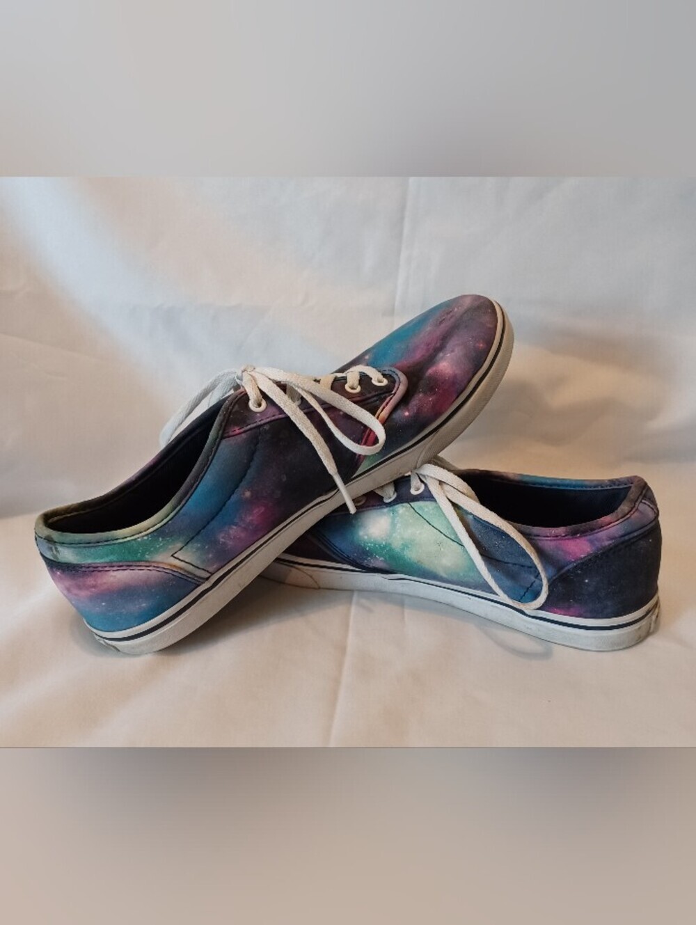 Vans Authentic Low Top Galaxy Cosmic Space Canvas Lace-up Sneakers - Multicolor - Picture 3 of 9